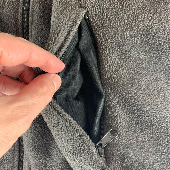 Columbia Sportswear Gray Full Zip Fleece Jacket Women's 1X - Picture 3 of 5